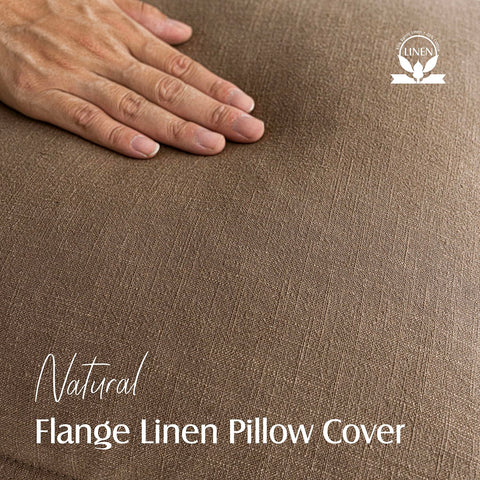 Foindtower solid light brown pillow cover complements neutral decor.
