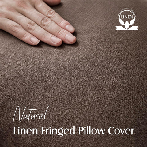 Foindtower ramie cotton pillow cover highlights natural breathable fabric for all seasons