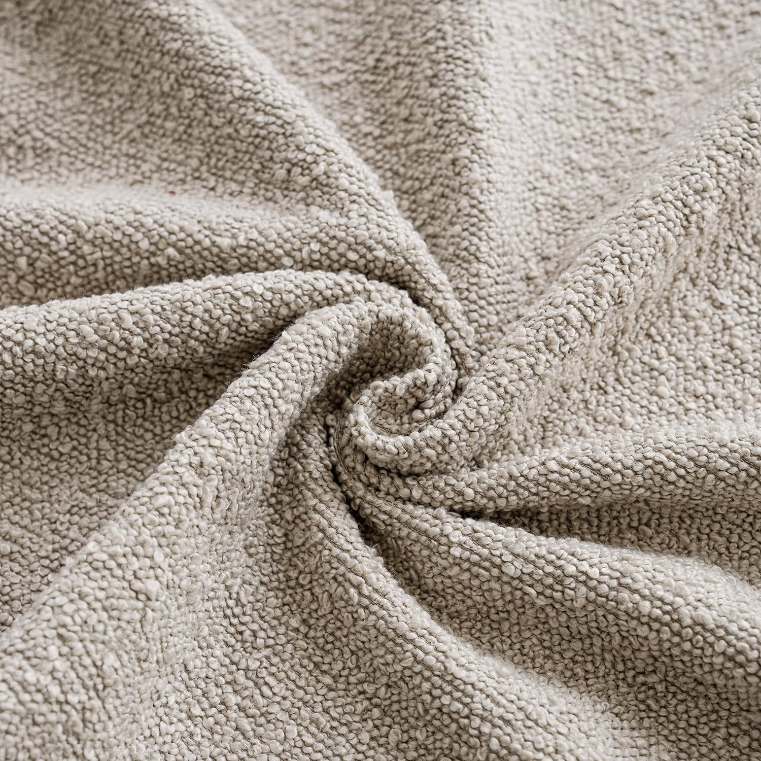 Foindtower set of two pillow covers adds instant texture to sofas.