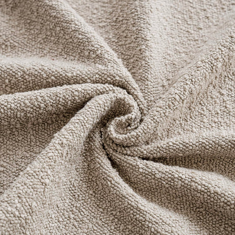 Foindtower set of two pillow covers adds instant texture to sofas.