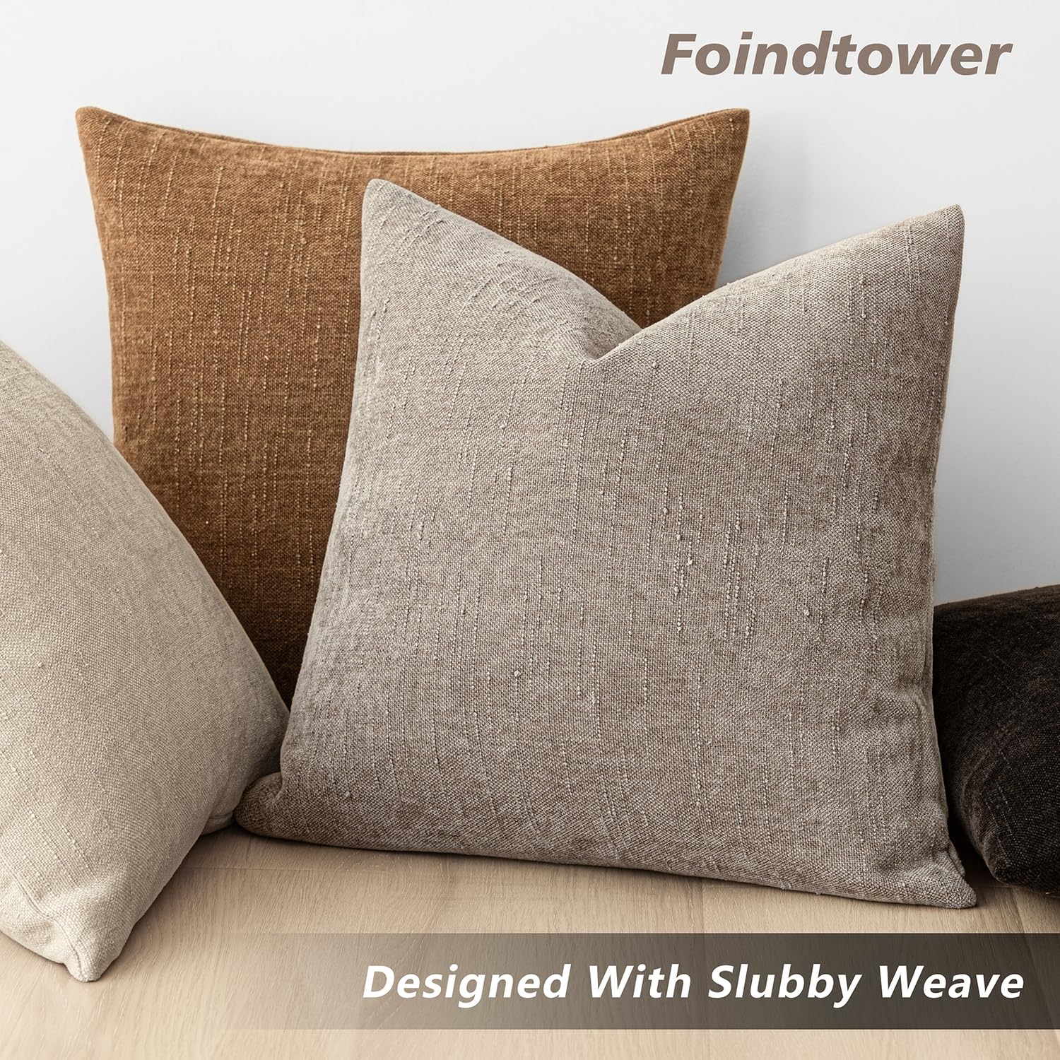 Foindtower 2-piece set provides matching covers for quick room refresh.