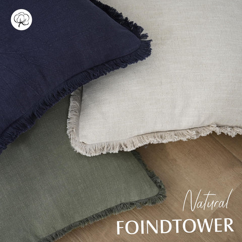 Foindtower soft, cozy pillow cover delivers inviting everyday comfort.