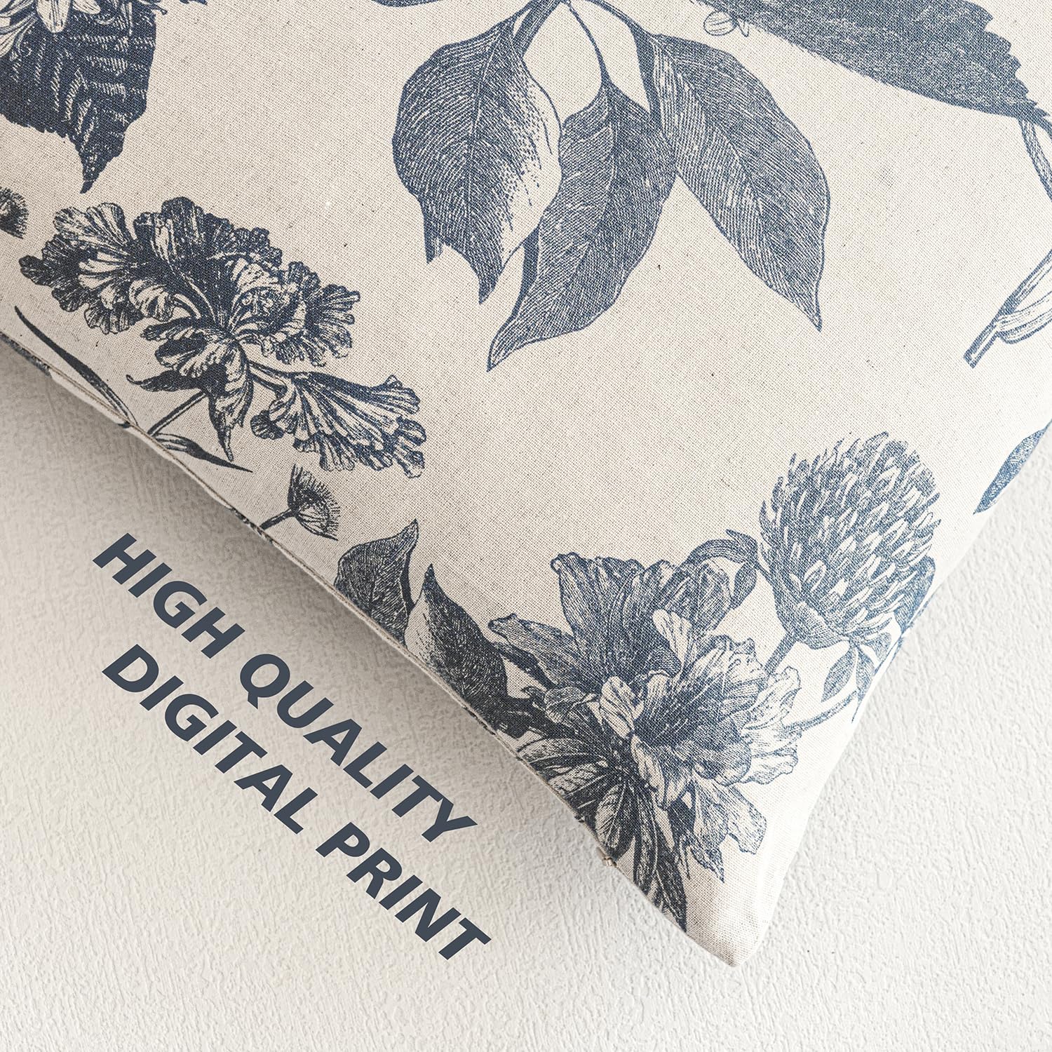Foindtower two-pack pillow covers blue 20x20, simple seasonal refresh for sofa.
