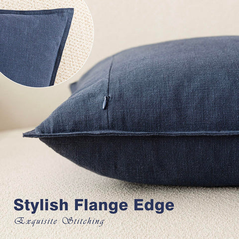 Foindtower two-pack pillow covers for quick decor refresh