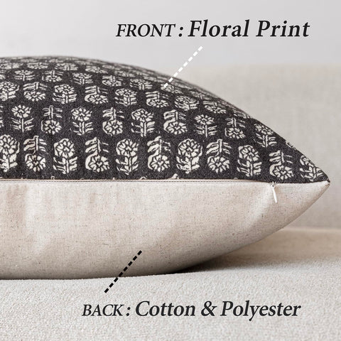 Foindtower vintage floral pattern close-up shows detailed woven texture.