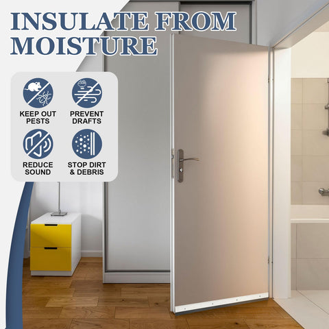 FoldTier door sweep rubber seal for flexible, lasting protection.
