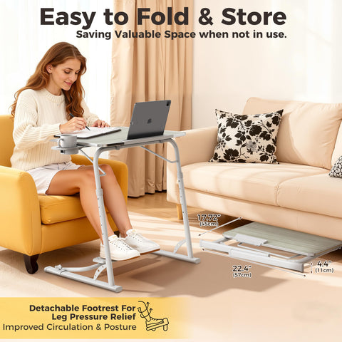 FoldWise fold-flat design stores neatly under a bed or sofa.