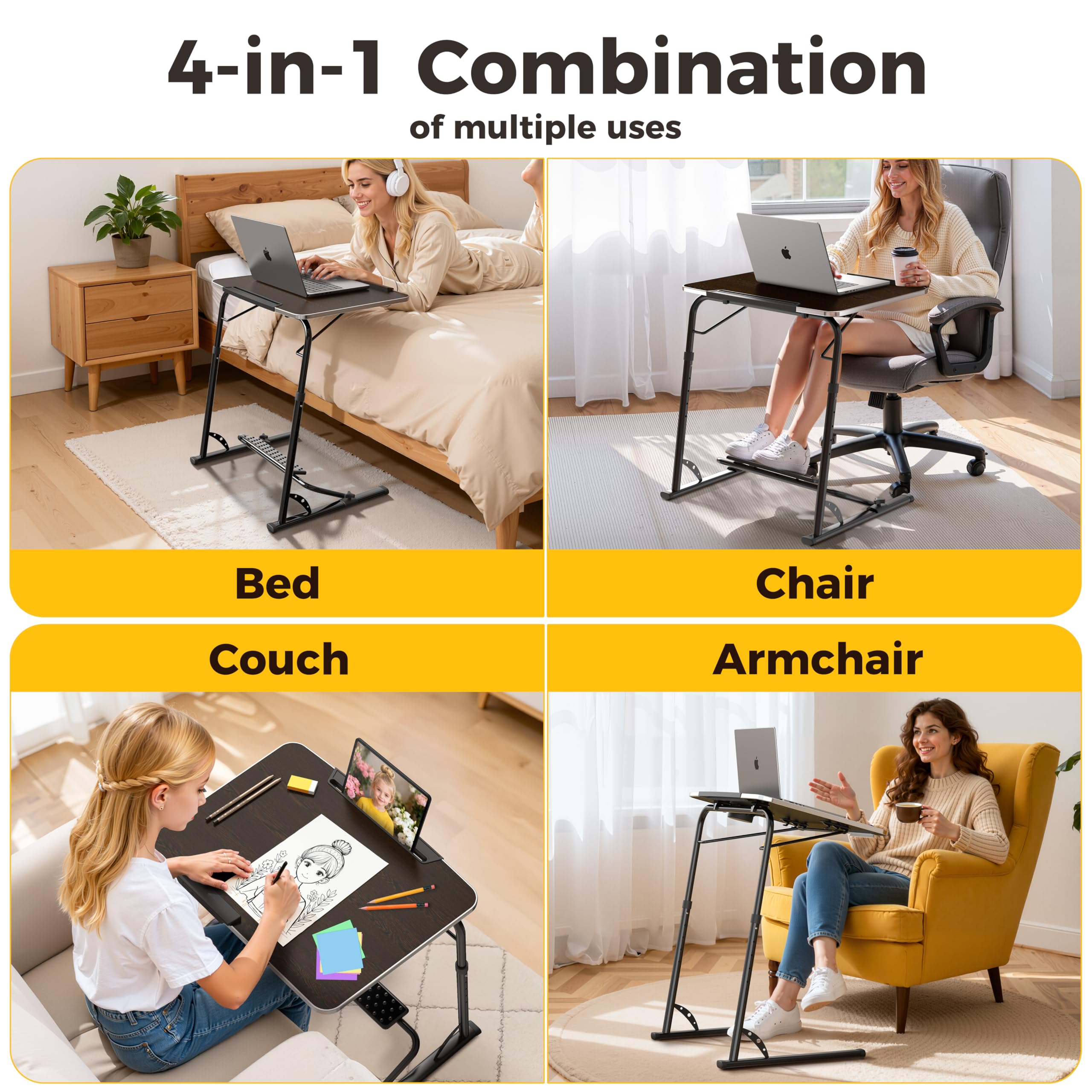 FoldWise posture-supporting footrest eases leg stress during long sessions