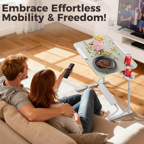 FoldWise scratch-resistant tabletop withstands daily dining and laptop tasks.