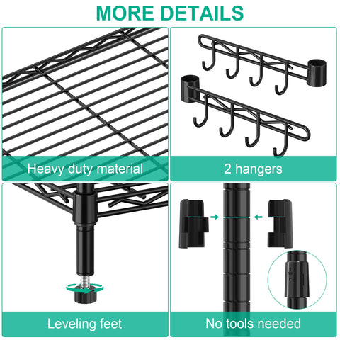 Folews easy-assembly rack requires no extra tools.