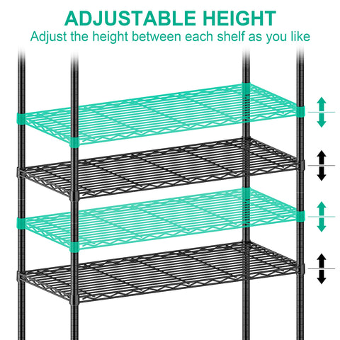Folews extra hangers help organize smaller items.