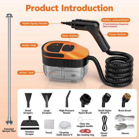 Fololicx steam cleaner designed for safe home use with kids and pets.