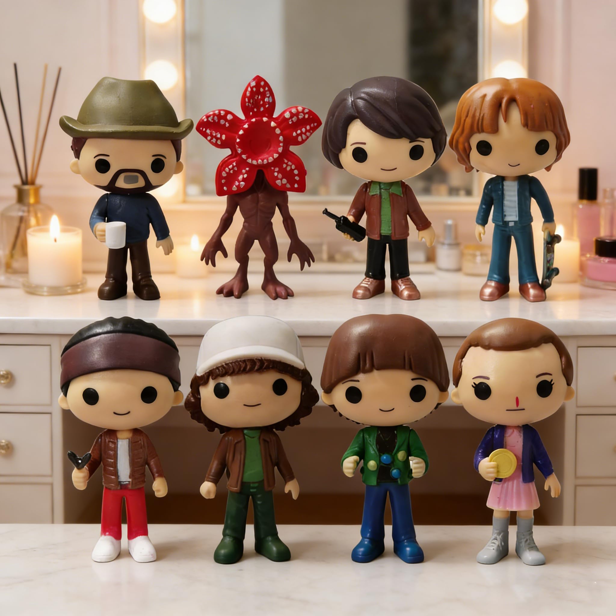 Fomuson Stranger Figure design highlights unique character details for desk decor.