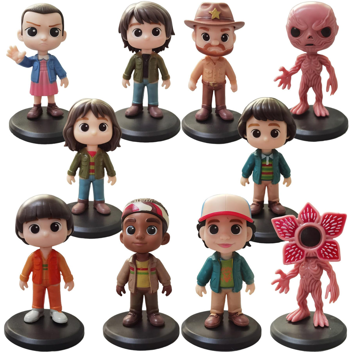 Fomuson Stranger Figure set displayed on a shelf showing premium collectible quality