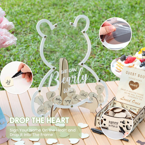 Fonder Mols table centerpiece suits baby showers and gender reveals