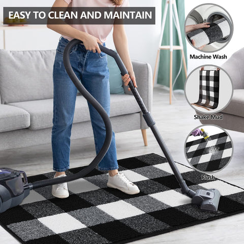 FONEYI durable polypropylene fiber rug withstands daily use with timeless style.