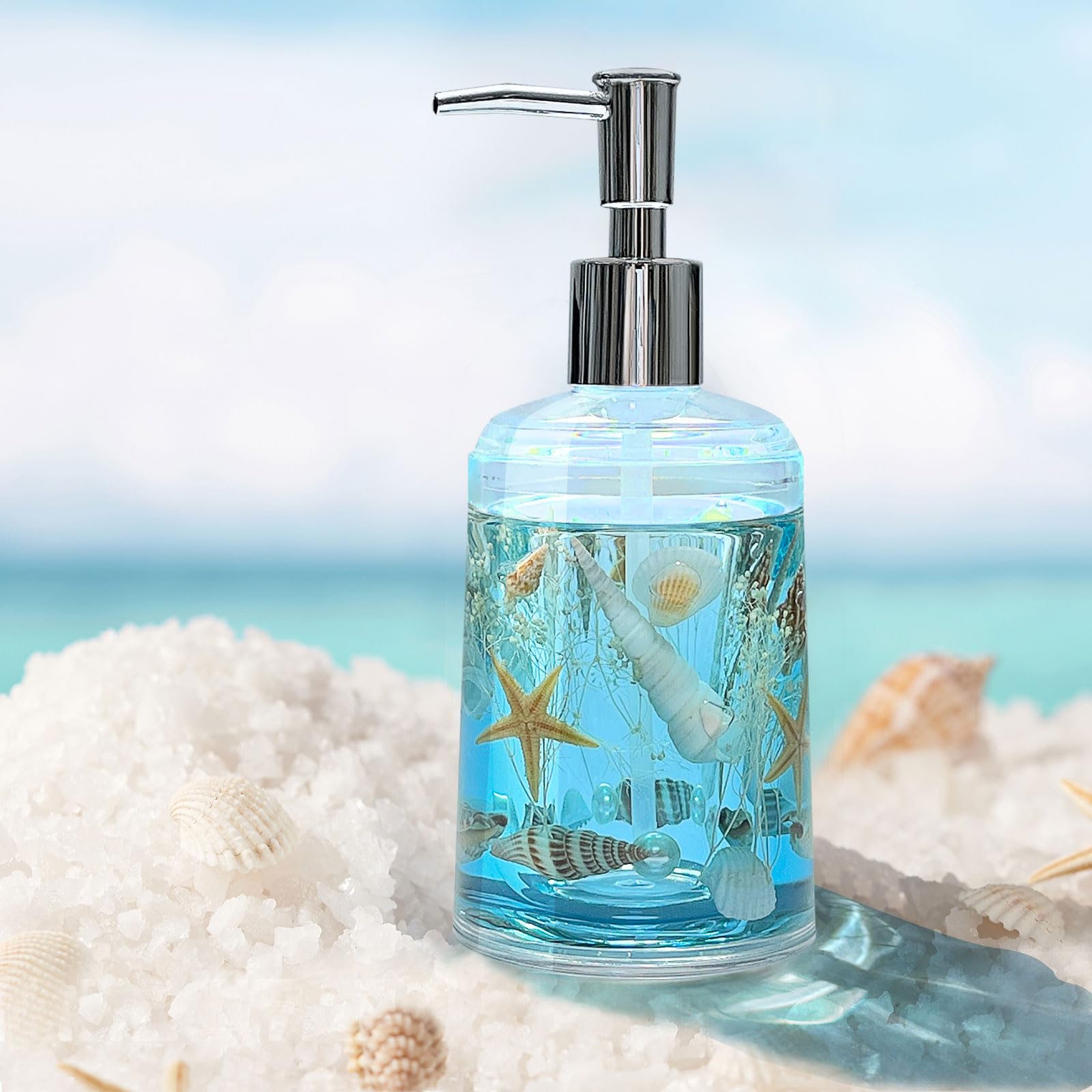 FONMY Gift-ready seascape dispenser makes a tasteful present.