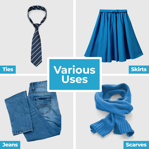 Fontaines Luxury 5 Tier Pants Hangers heavy-duty metal construction ensures durability.