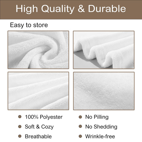 FOOZDEEVAAQ Verse-pattern blanket suitable for dorm decor
