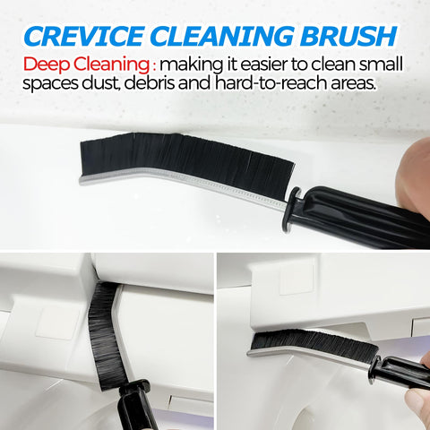 FORASTO bathroom cleaning tools neatly arranged on counter