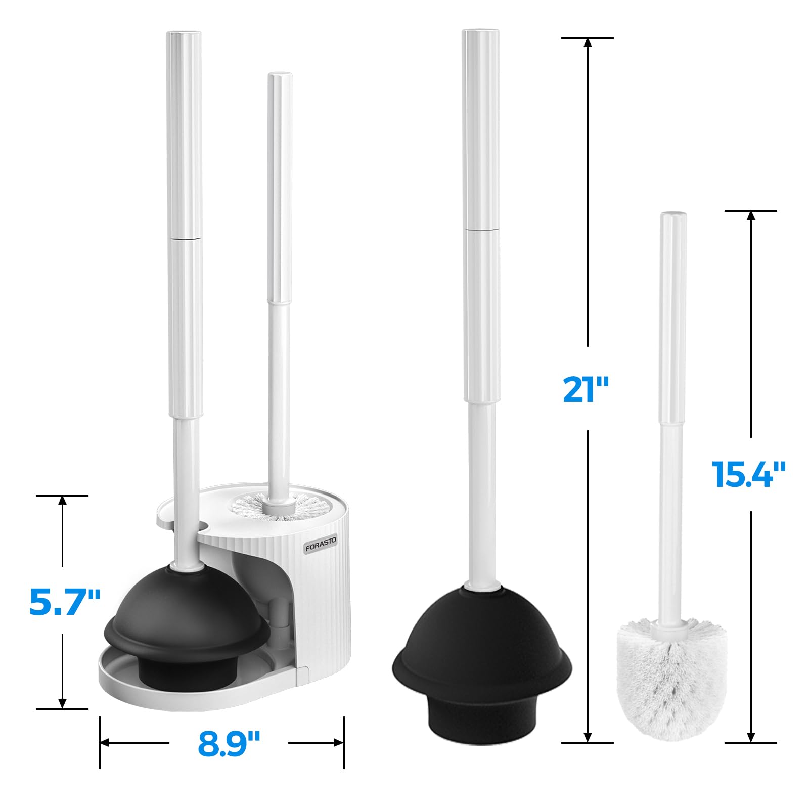 FORASTO cleaning tools set simplifies bathroom maintenance