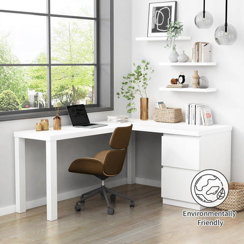 Forbena white shelves arranged in a line showcasing books and decor neatly