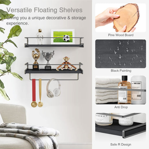 Forbena dorm room shelves maximize vertical storage in compact spaces.
