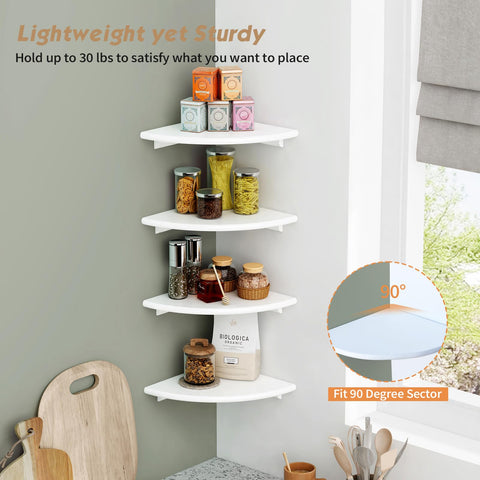 Forbena gift-ready corner shelves boxed, ready for gifting.