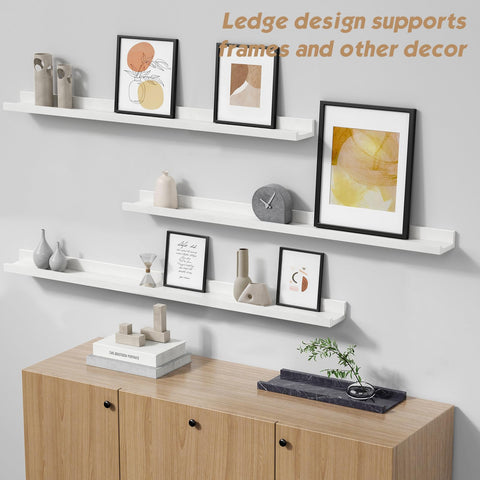 Forbena long nursery shelf storing toys and plants
