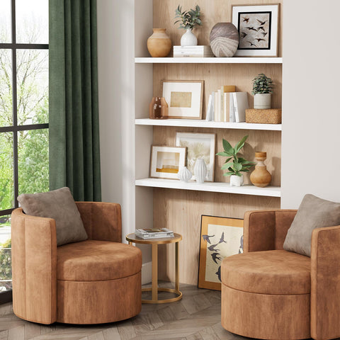 Forbena 36-inch shelf side profile highlighting hidden brackets and clean lines