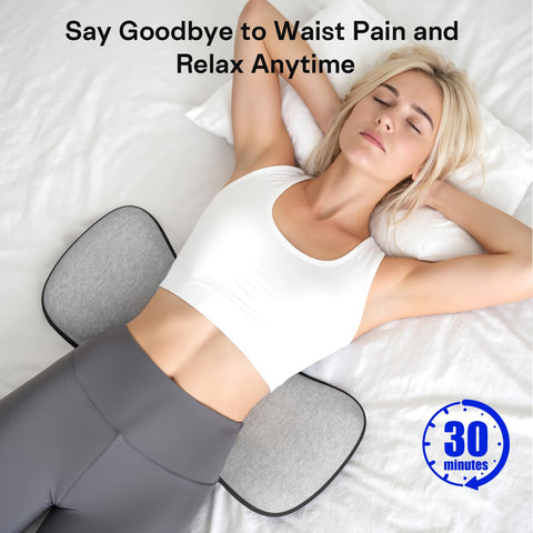 Forcanby lightweight lumbar pillow travels easily in luggage.