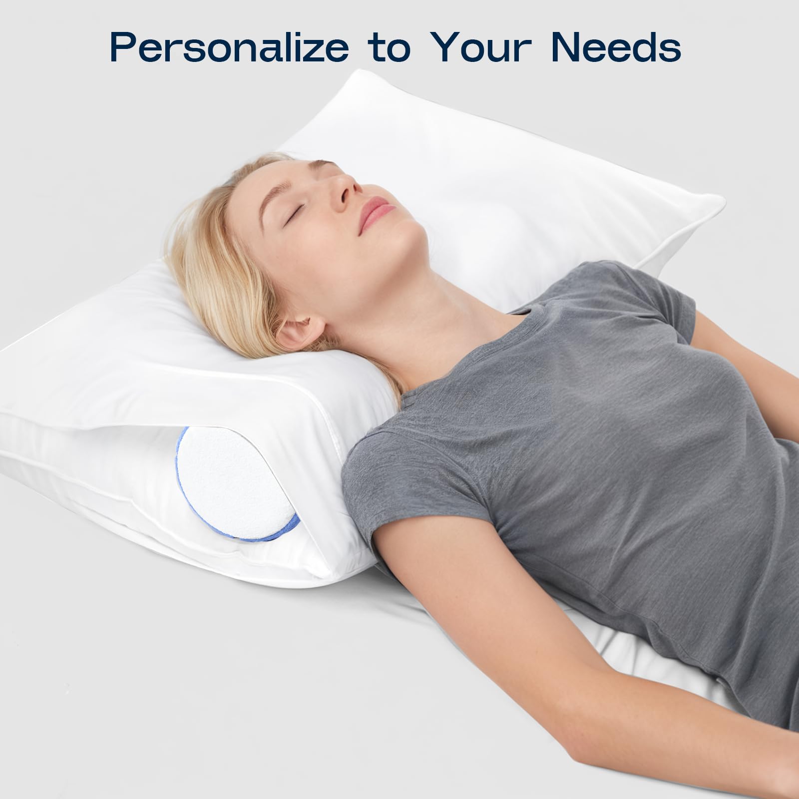 Forcanby neck roll behind the back provides gentle lumbar support during lounging.