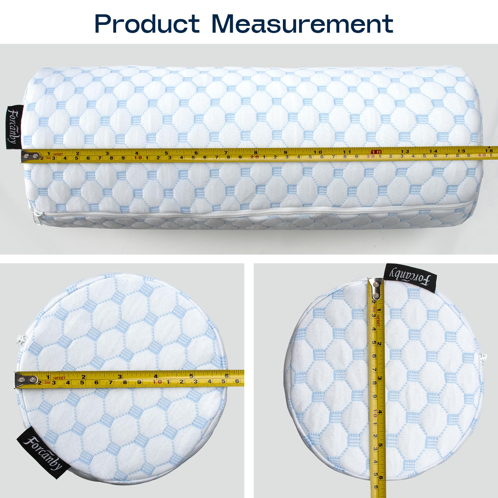 Forcanby lightweight and portable neck roll pillow for home travel or office