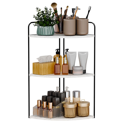 Forest Angle bathroom counter organizer showcases elegant design for your vanity.