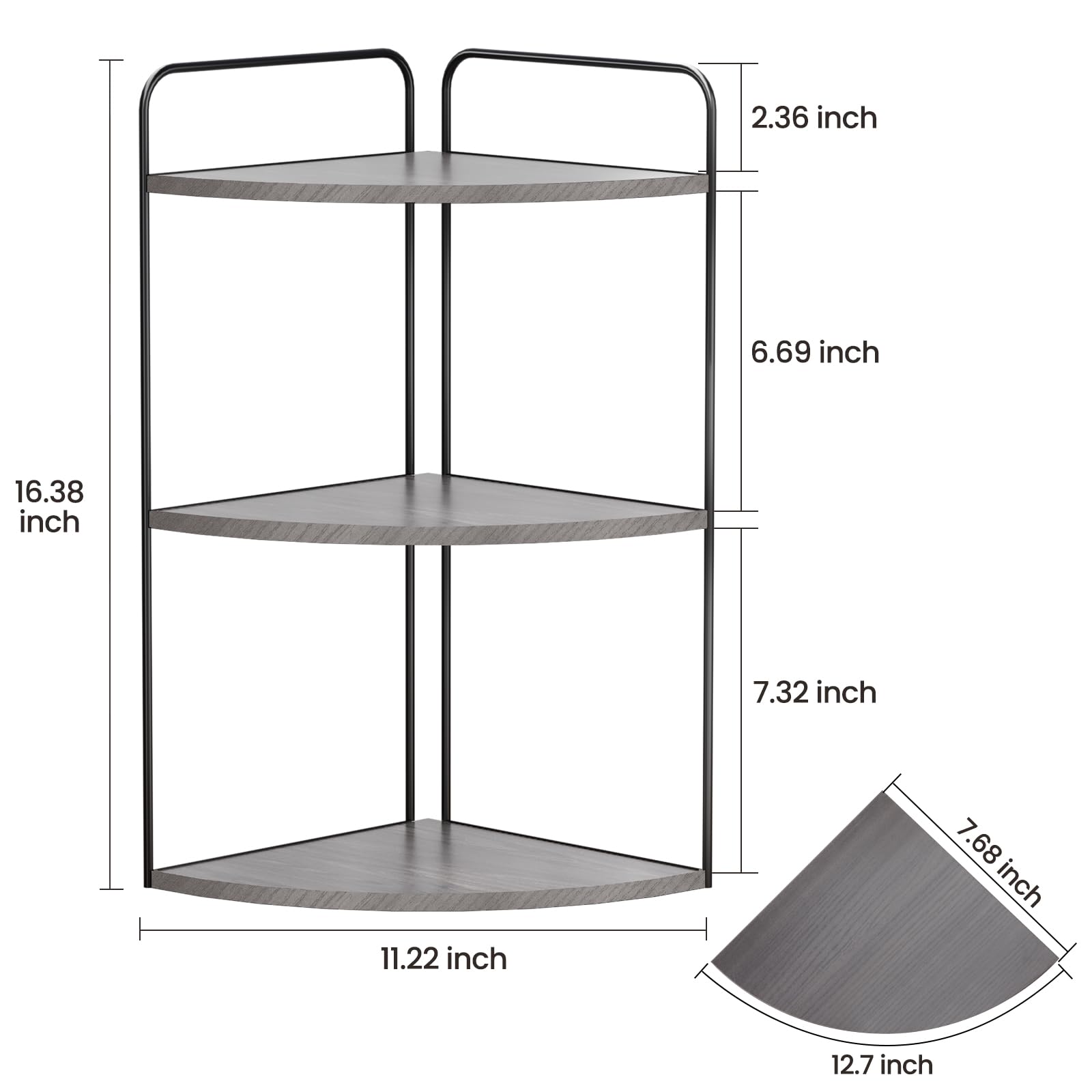 Forest Angle durable iron-frame organizer in a modern bathroom