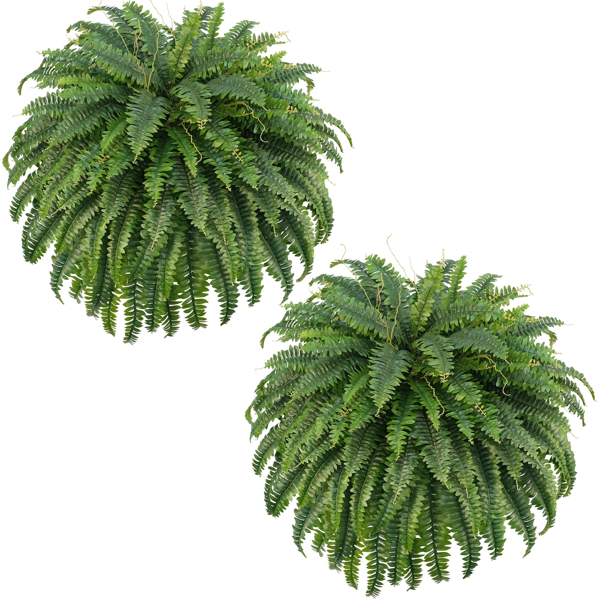 FOREST PRINCE 50-inch fake ferns bouquet enhances outdoor spaces with lush realism.