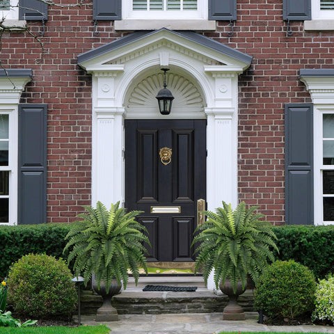 FOREST PRINCE outdoor porch garden decor with faux ferns