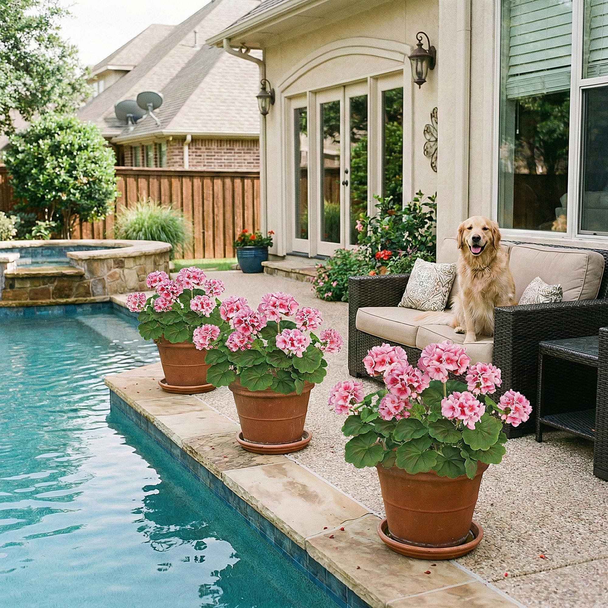 FOREST PRINCE life-like blooms provide year-round color
