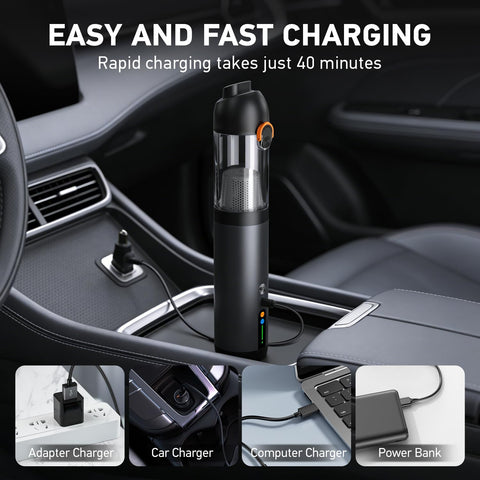 FORETOO two-suction-modes provide flexible power for different tasks