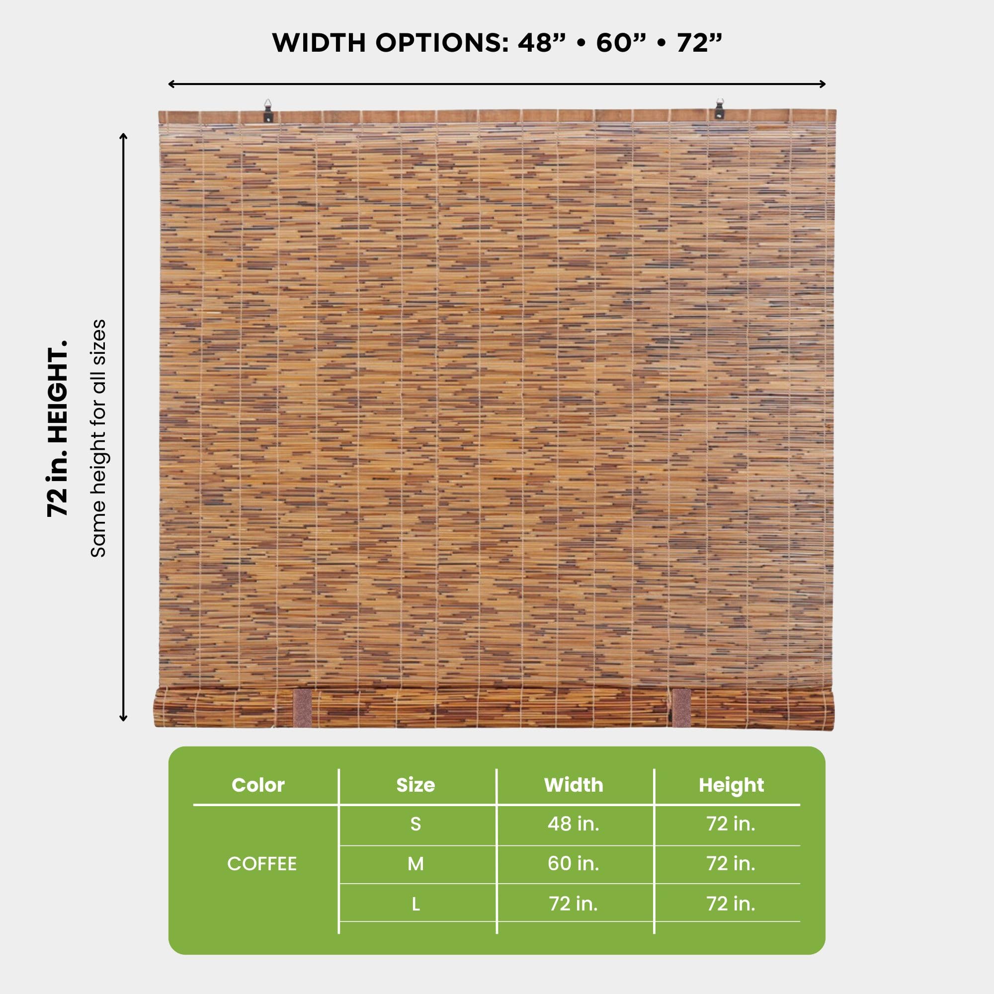 FOREVER BAMBOO reed texture close-up showing natural finish and rustic décor suitability