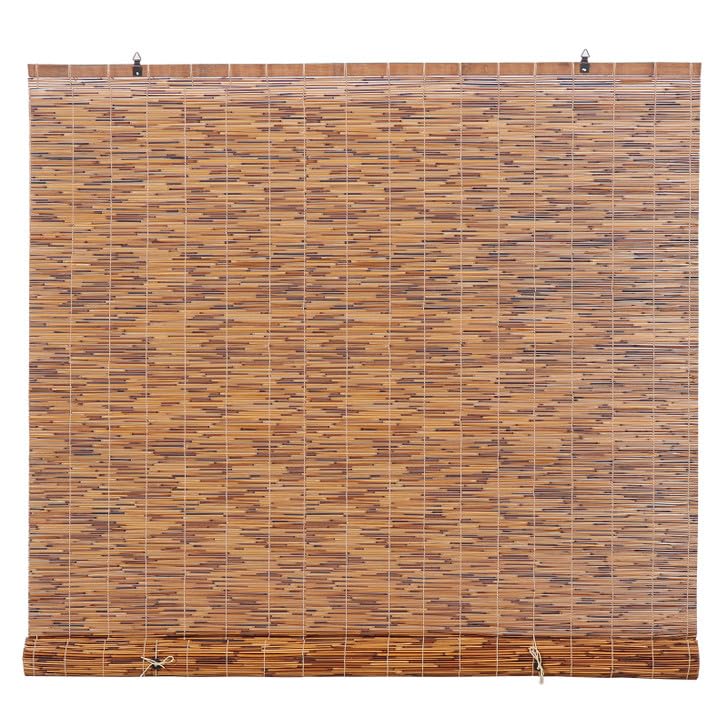 FOREVER BAMBOO window mount installation view illustrating easy inside or outside mounting