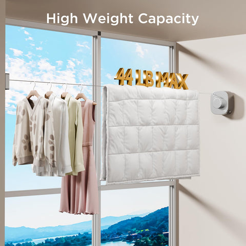 FORIOUS 13-8 ft extension provides ample drying space