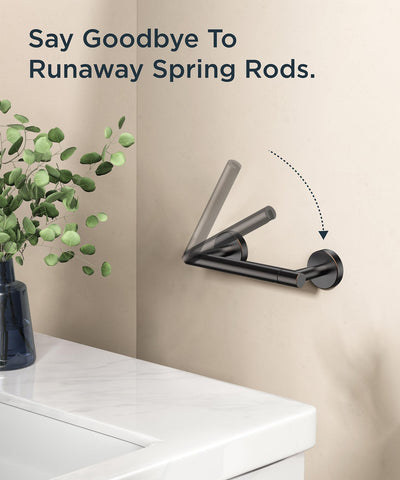 FORIOUS stainless steel toilet paper holder for rustproof performance.