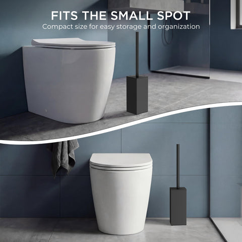 FORIOUS holder with concealed head keeps bathroom neat and tidy.