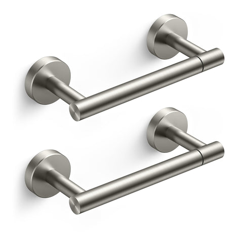 FORIOUS toilet paper holder with brushed-nickel finish, durable and rust-resistant for daily use