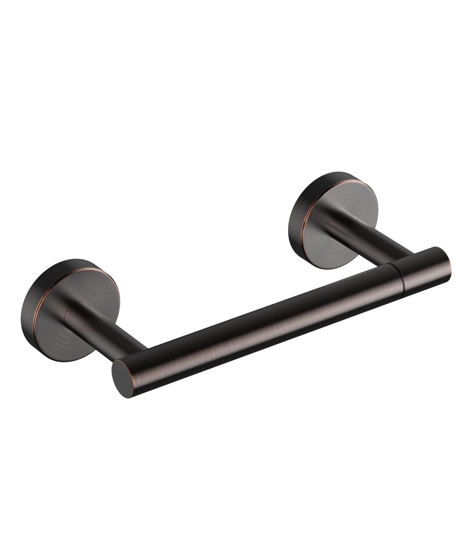 FORIOUS pivoting double-post toilet paper holder, wall-mounted, easy roll changes.