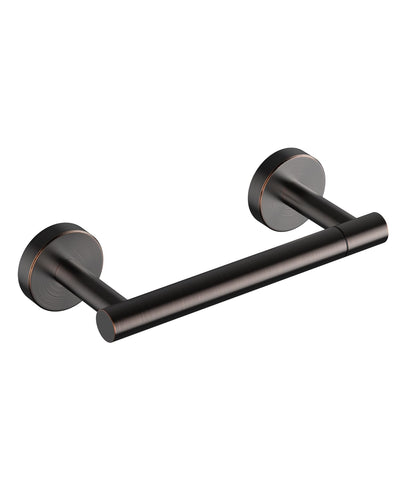 FORIOUS pivoting double-post toilet paper holder, wall-mounted, easy roll changes.