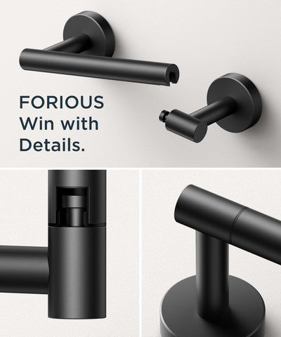 FORIOUS two-pack installation scene highlighting simple mounting steps.