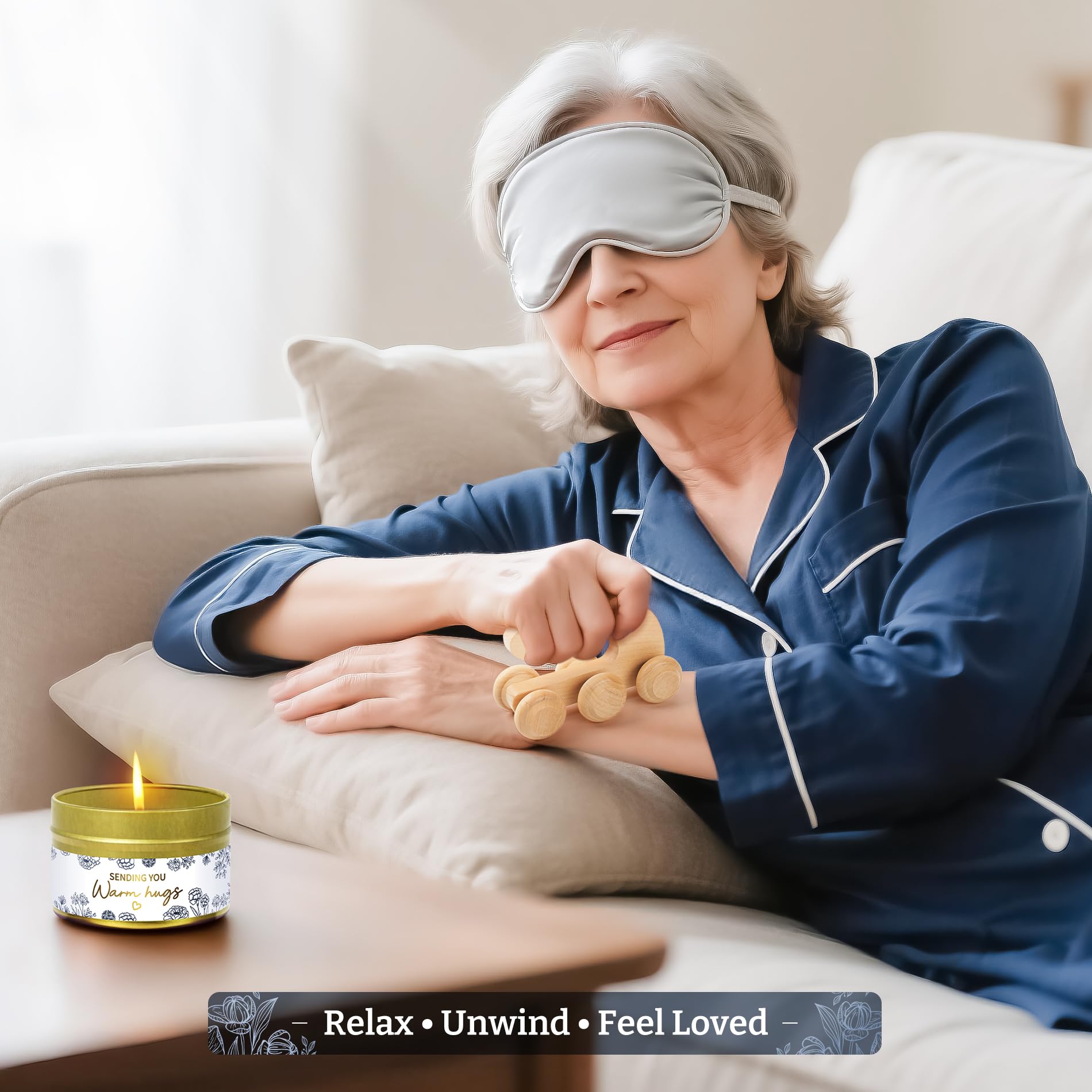 Fortuning's JDS wooden roller massager for tension relief at home.