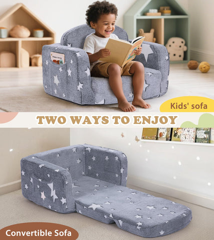 Foryoomi kids couch cloud pillow adds cozy support for naps